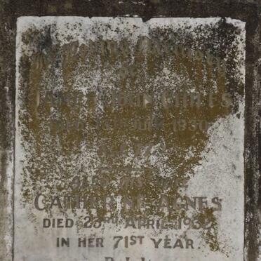 CHILES James John -1930 &amp; Catherine Agnes -1932