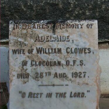 CLOWES Adelaide -1927