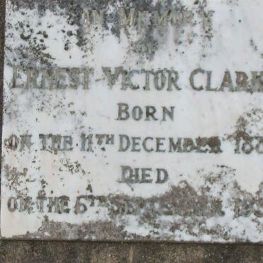 CLARKE Ernest Victor 1887-1950