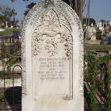 CLARK Jessie Angelina 1863-1907 :: CLARK Infant son 1905-1906