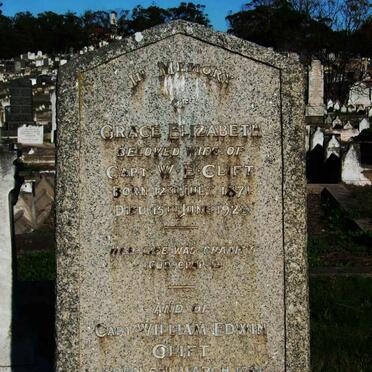 CLIFT William Edwin 1861-1937 &amp; Grace Elizabeth 1871-1928