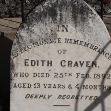 CRAVEN Edith -1892