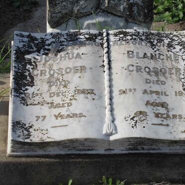 CROSOER Joshua -1937 &amp; Blanche -1938