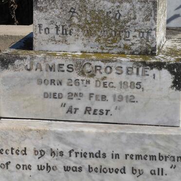 CROSBIE James 1885-1912