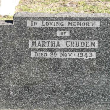 CRUDEN Martha -1943