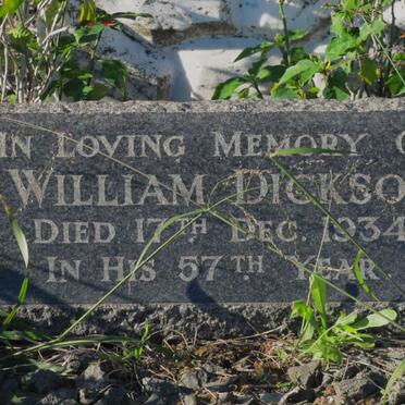 DICKSON William -1934