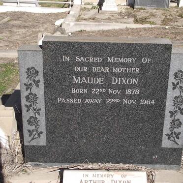 DIXON Maude 1878-1964