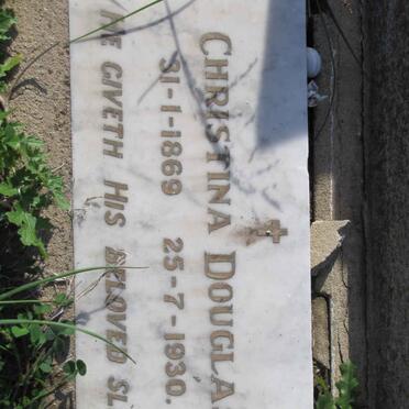 DOUGLAS Christina 1869-1930