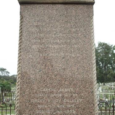 DOLLERY Samuel James 1854-1915 :: DOLLERY Gareth James 1951-1953