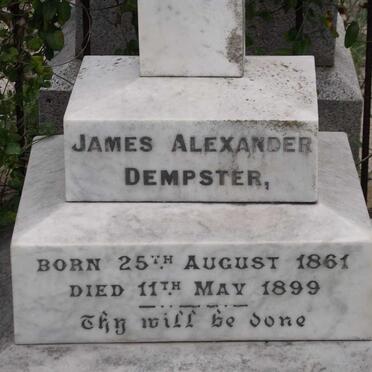 DEMPSTER James Alexander 1861-1899
