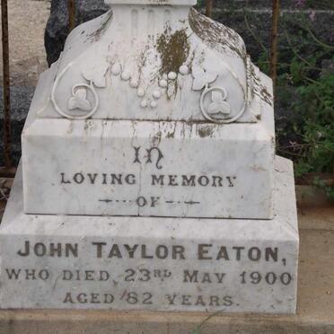 EATON John Taylor -1900