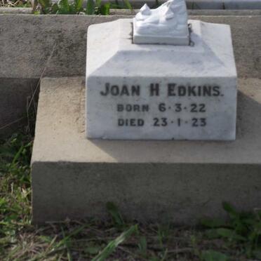 EDKINS Joan H. 1922-1923