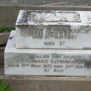 ELTRINGHAM Edward 1857-1930 :: ELTRINGHAM Mary -1927