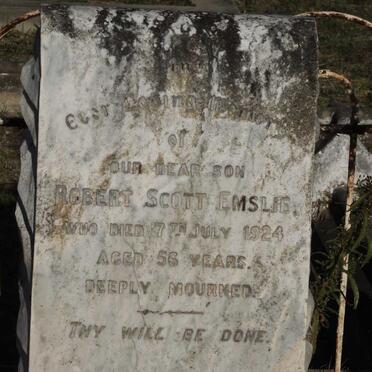 EMSLIE Robert Scott -1924