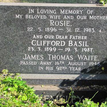 EMSLEY Clifford Basil 1899-1987 &amp; Rosie 1896-1983 :: WAITE James Thomas -1948  