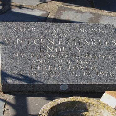 ENDLEY Vincent Charles 1920-1970