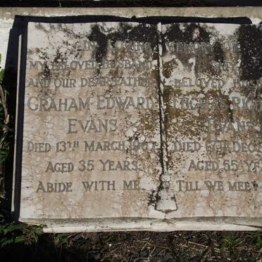 EVANS  Thomas Richard -1960 :: EVANS Graham Edward -1967