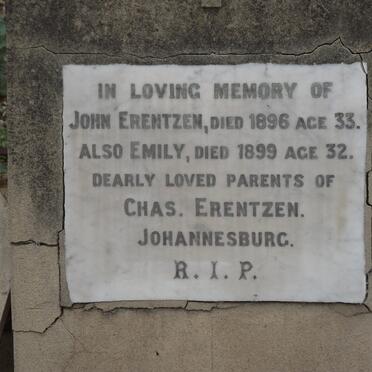 ERENTZEN John -1896 &amp; Emily -1899