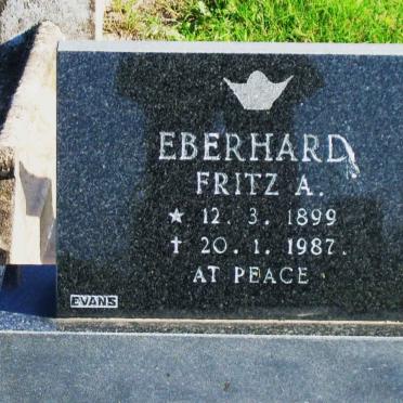 EBERHARD Fritz A. 1899-1987 :: EBERHARD Irene M. 1904-1983