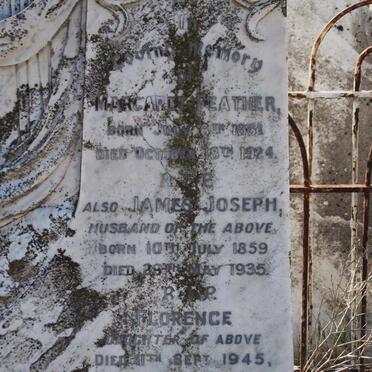 FEATHER James Joseph 1859-1935 &amp; Margaret 1861-1924 :: FEATHER Florence -1945