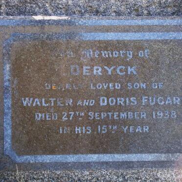FUGARD Deryck -1938