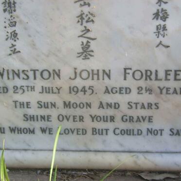 FORLEE Winston John -1945