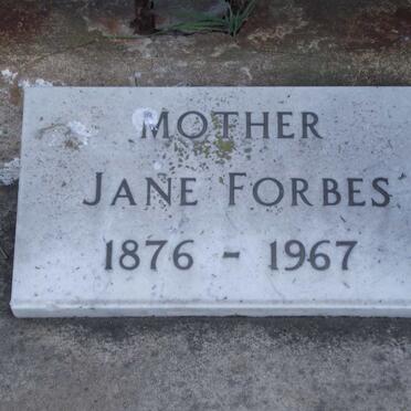 FORBES Jane 1876-1967