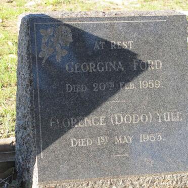 FORD Georgina -1959 :: YULLE Florence -1963