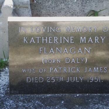 FLANAGAN Katherine Mary nee DALY -1951