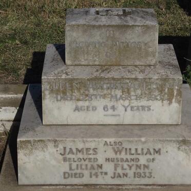 FLYNN Ellen Augusta -1931 :: FLYNN James William -1933