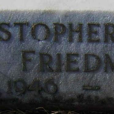 FRIEDMAN Christopher George 1946-1947