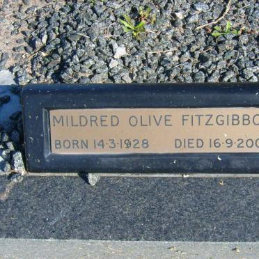 FITZGIBBON Mildred Olive 1928-2003
