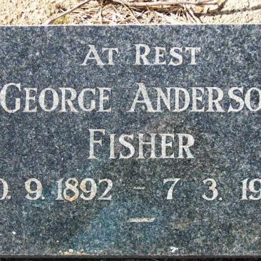 FISHER George Anderson 1892-1967