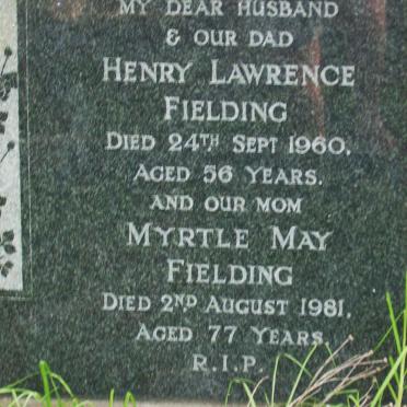 FIELDING Henry Lawrence -1960 &amp; Myrtle May -1981