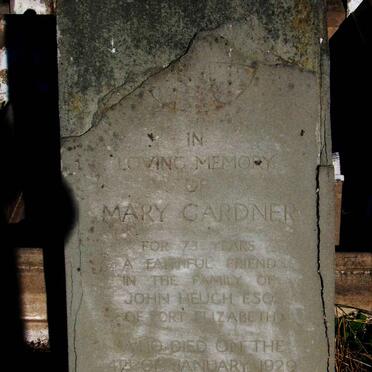 GARDNER Mary -1929