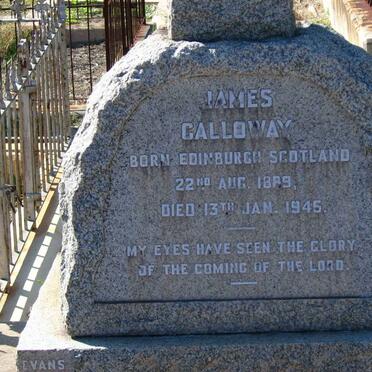 GALLOWAY James 1889-1945