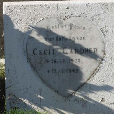 GARDNER Cecil 1928-1949
