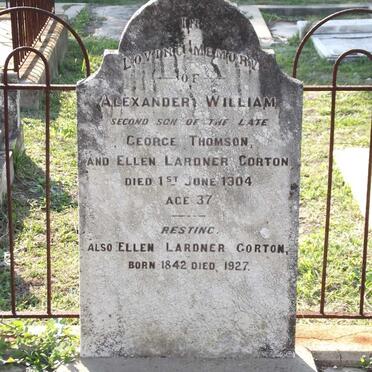 GORTON Ellen Lardner 1842-1927 :: GORTON Alexander William -1904