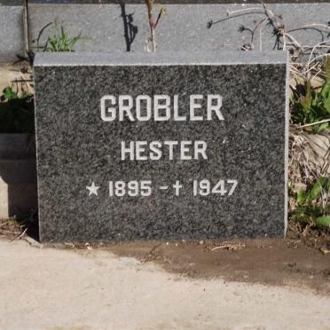 GROBLER Hester 1895-1947