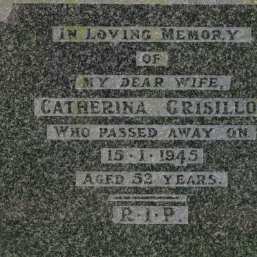 GRISILLO Catherina -1945