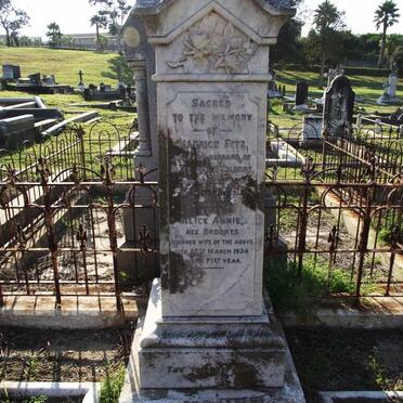 GILBERT Maurice Fitz 1861-1912 &amp; Alice Annie  BROOKES -1934