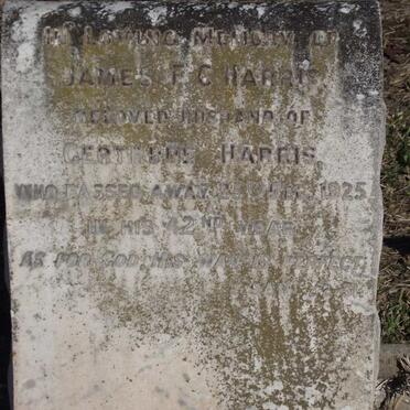 HARRIS James F.C. -1925