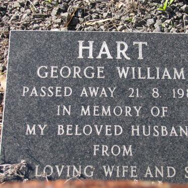 HART George William -1982