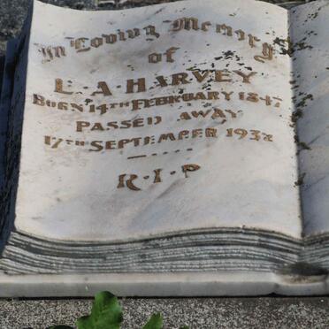 HARVEY L.A. 1847-1932