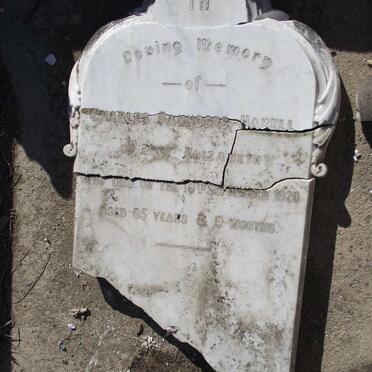 HAZELL Charles Saunders -1920