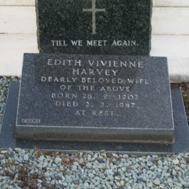 HARVEY Edith Vivienne 1902-1987
