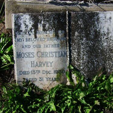 HARVEY Moses Christian -1930