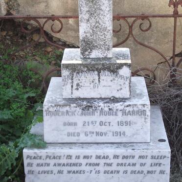 HARRIS Roderick John Noble 1891-1914
