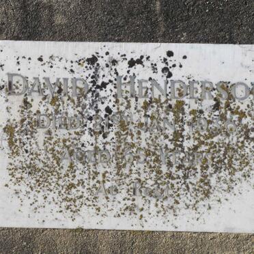 HENDERSON David -1936