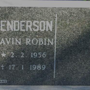 HENDERSON Gavin Robin 1956-1989